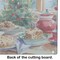 Edge Collections - 12" X 15" - Christmas Tempered Glass Cutting Board, Chopping Board - 1 Unit